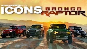 Ford Bronco Raptor Meets Jeep Wrangler 392, Mercedes G63, Defender 90 V8 — Jason Cammisa ICONS