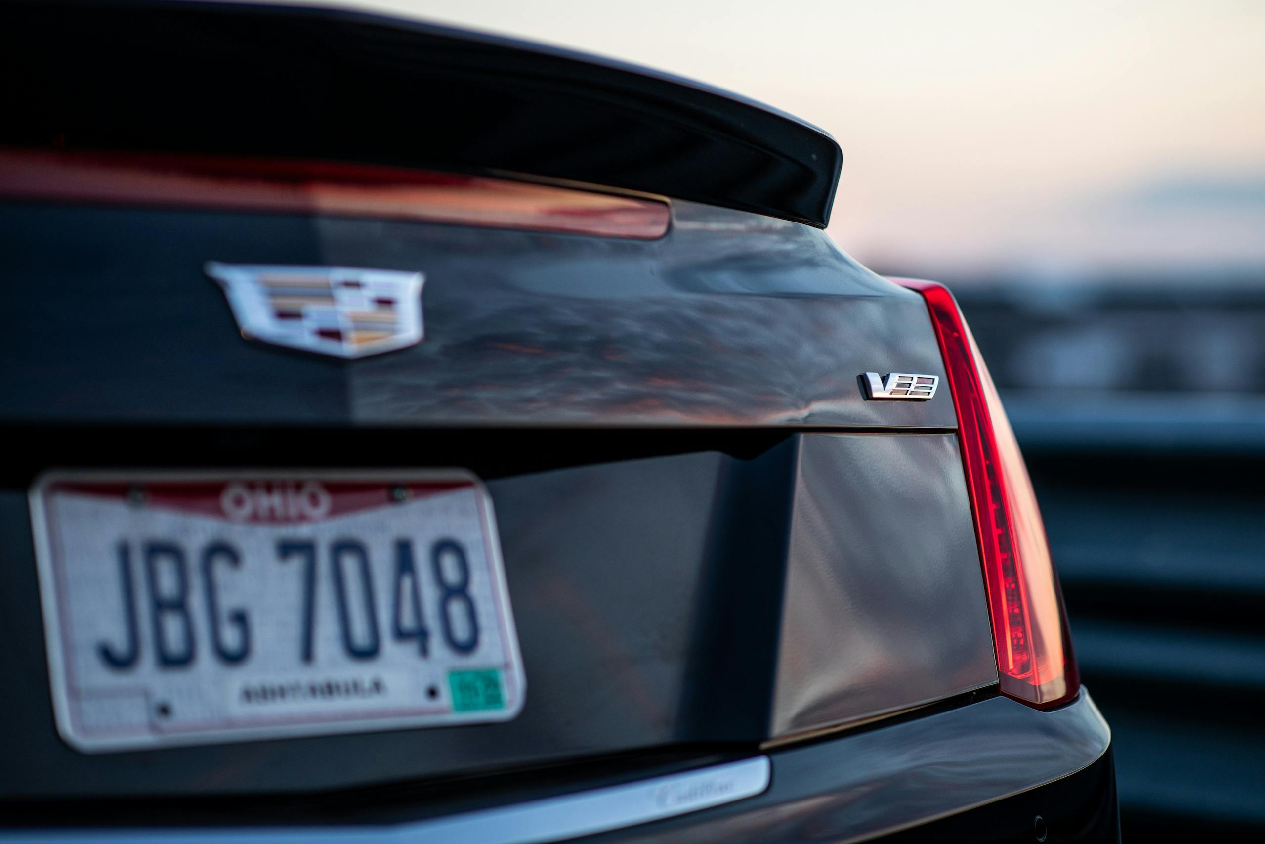 Cadillac ATS-V rear badge
