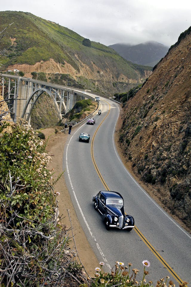 Pebble Tour across Bixby Bridge