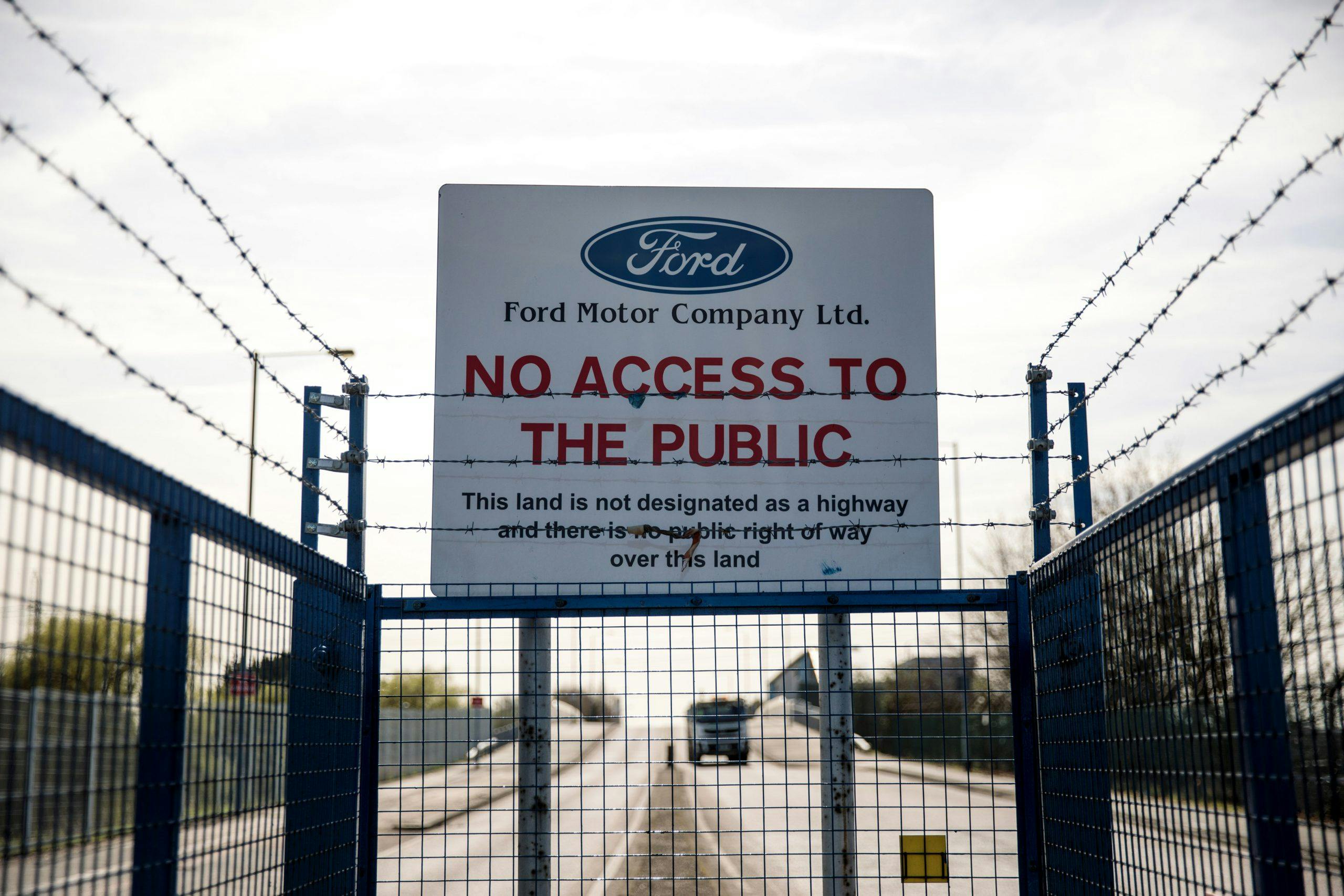 Ford Engine Plant in Dagenham sign
