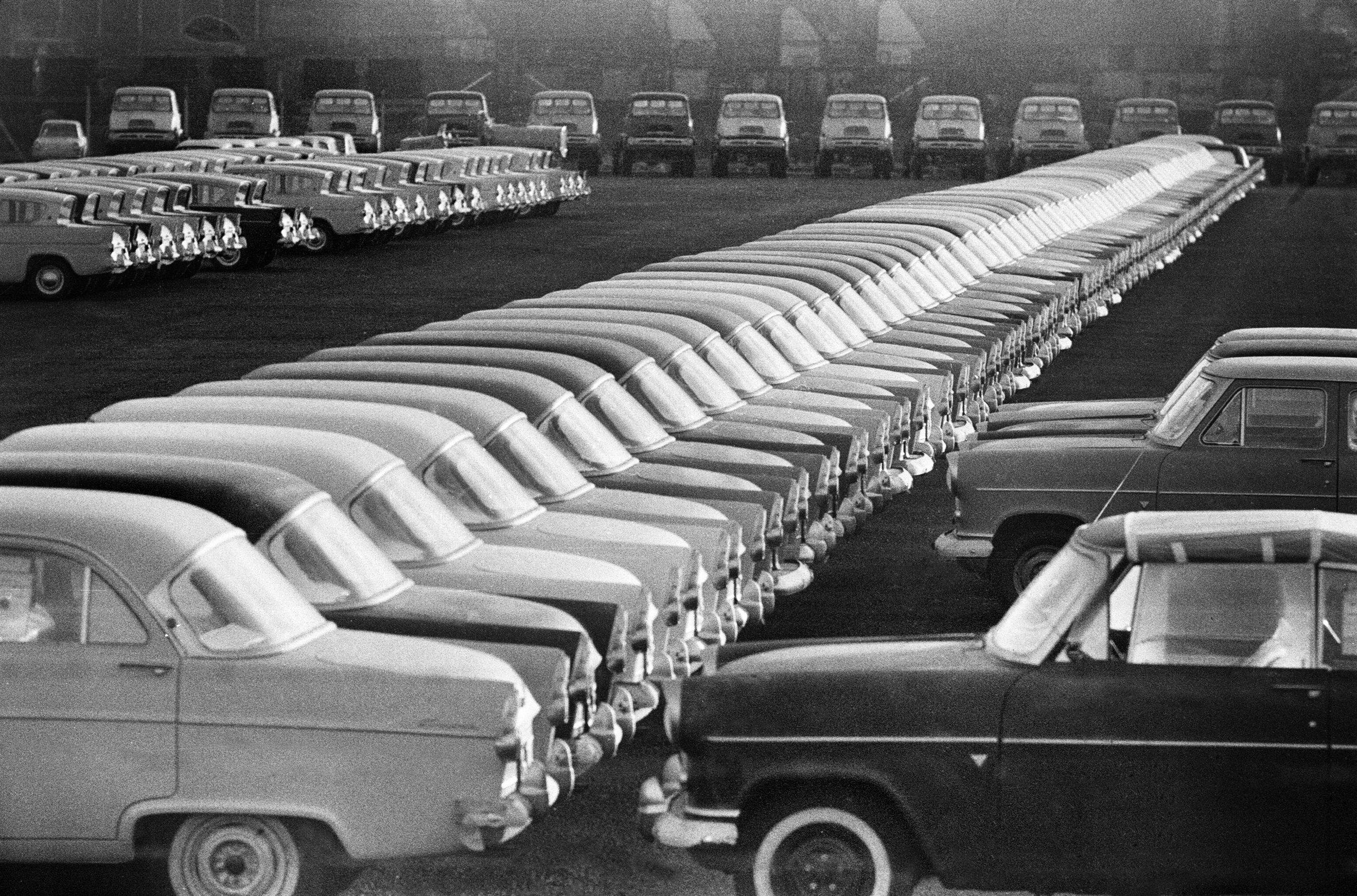 Ford cars at Dagenham 1960