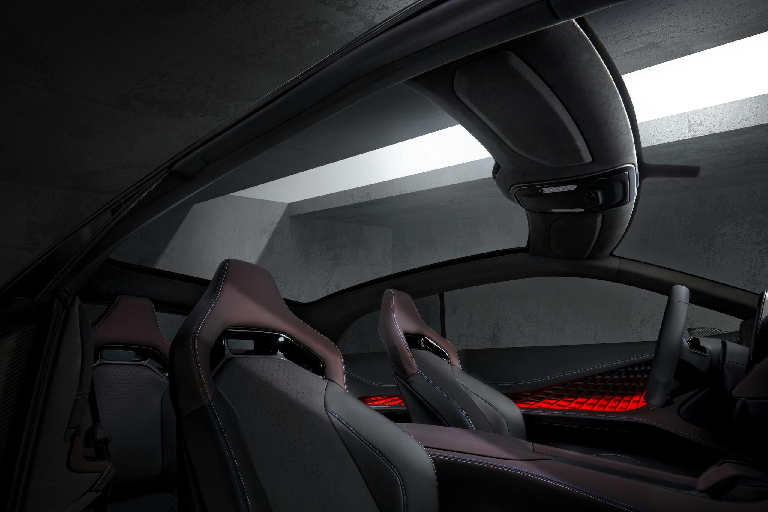 Dodge Charger Daytona SRT Concept interior cabin panoramic roof