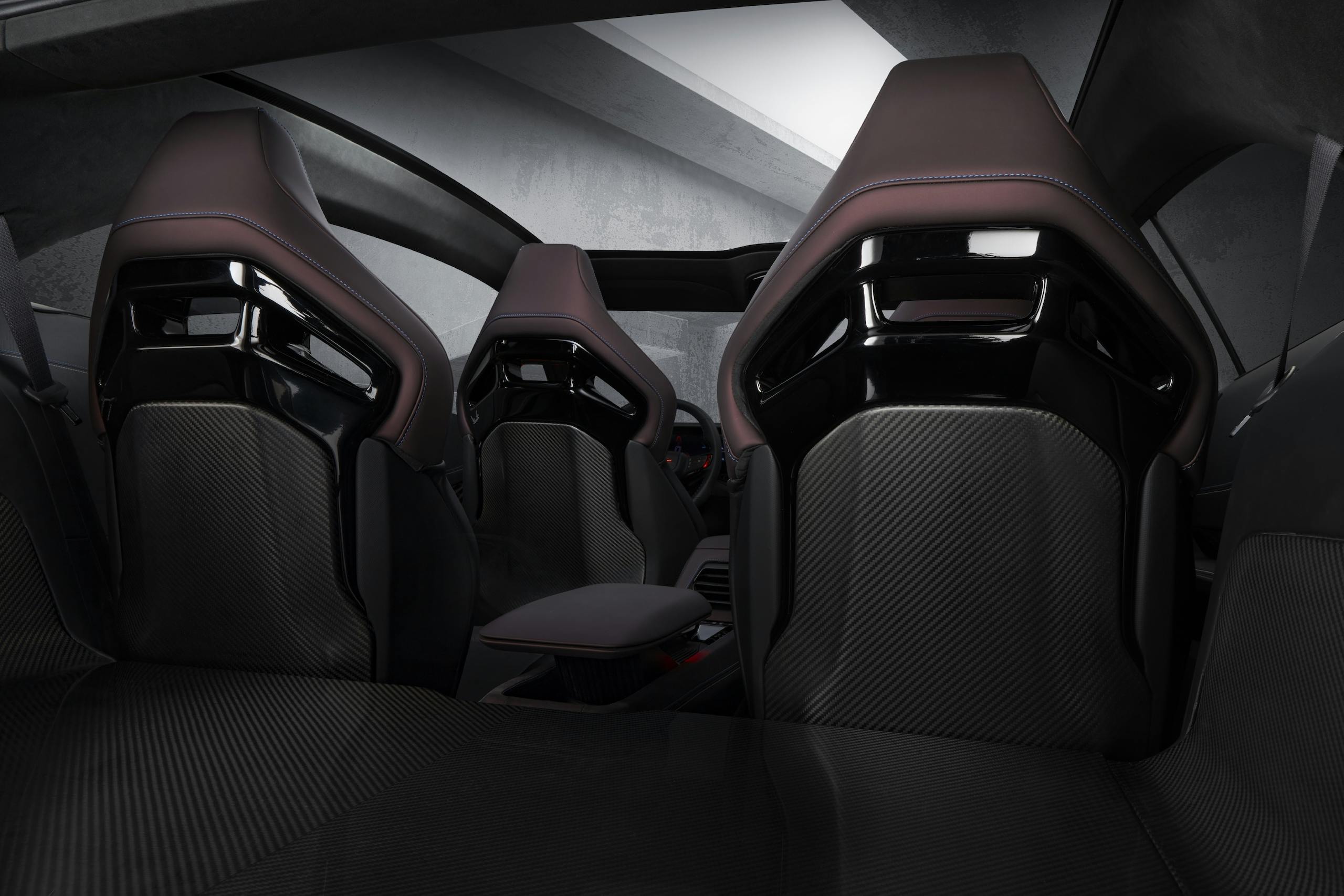 Dodge Charger Daytona SRT Concept interior seating rear