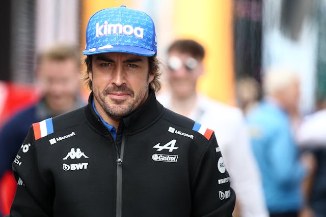Fernando Alonso of Alpine F1 portrait 2022