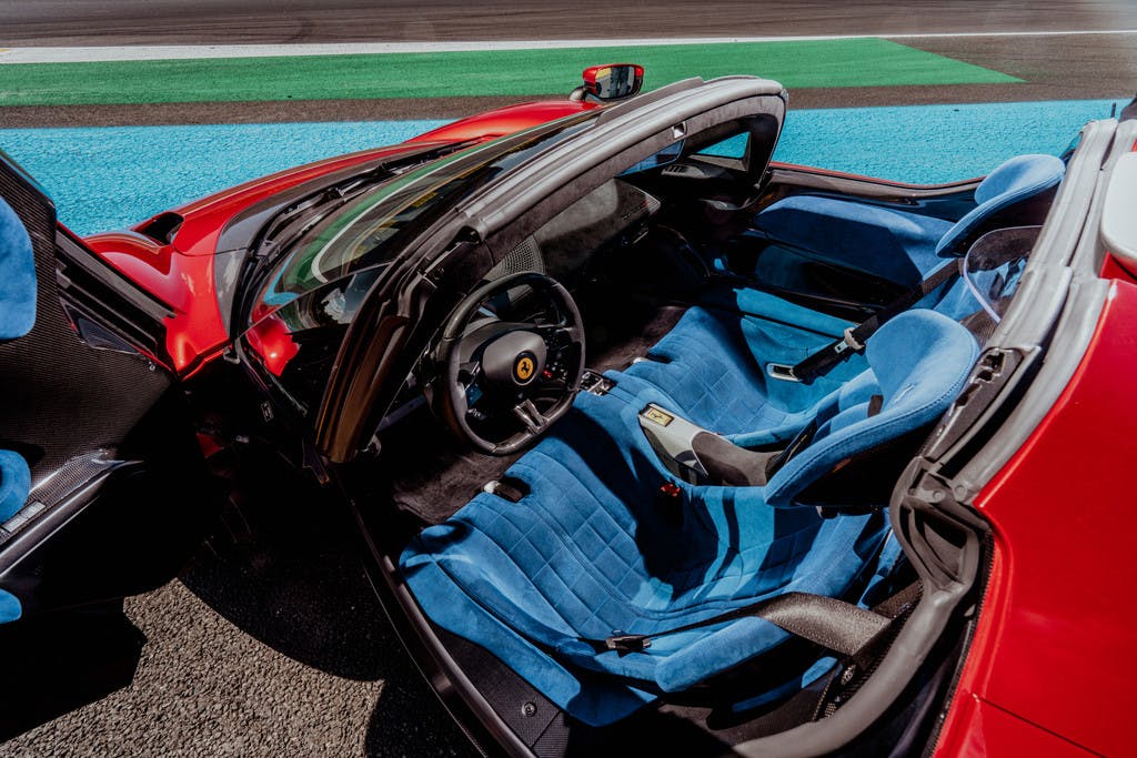 Ferrari Daytona SP3 interior high angle