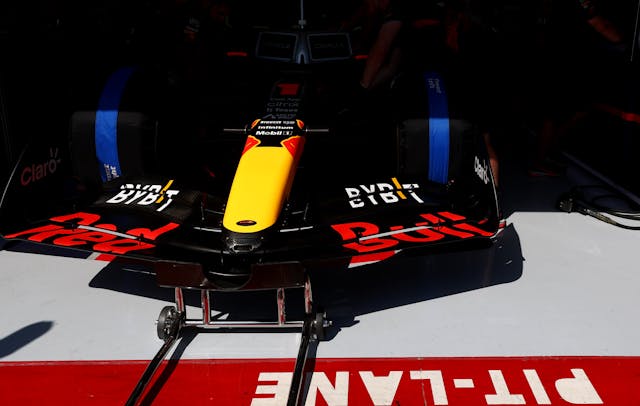 Max Verstappen front wing detail
