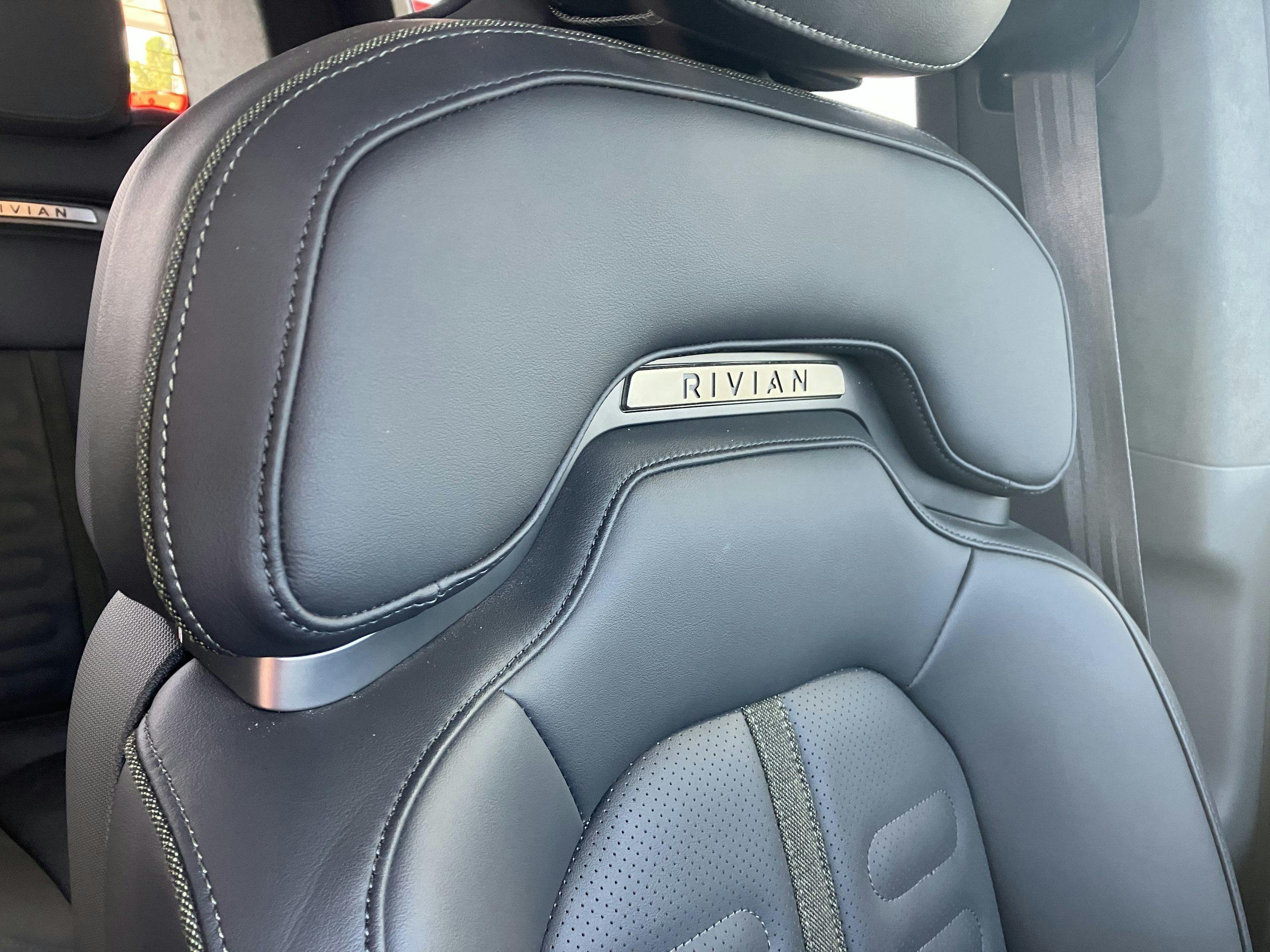 2022 Rivian R1T Launch Edition seat detail