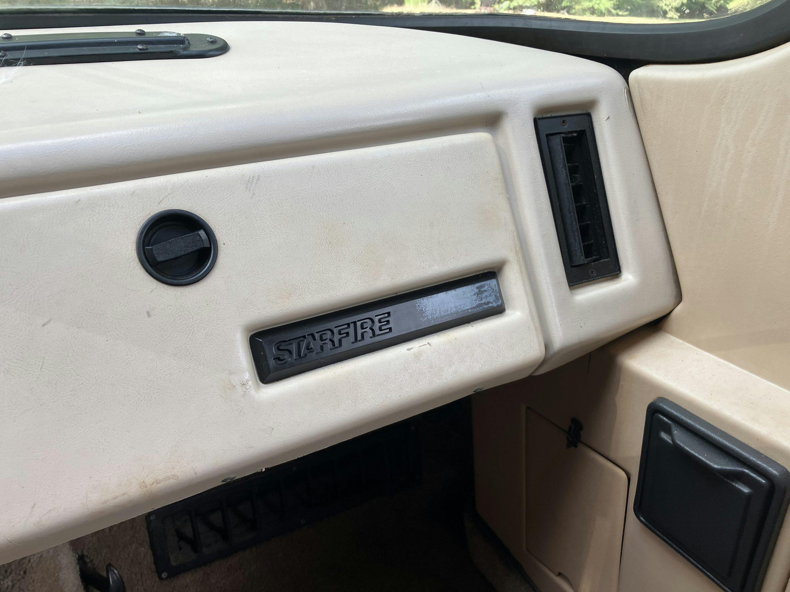 1987 EMC Eldorado Starfire RV interior glovebox