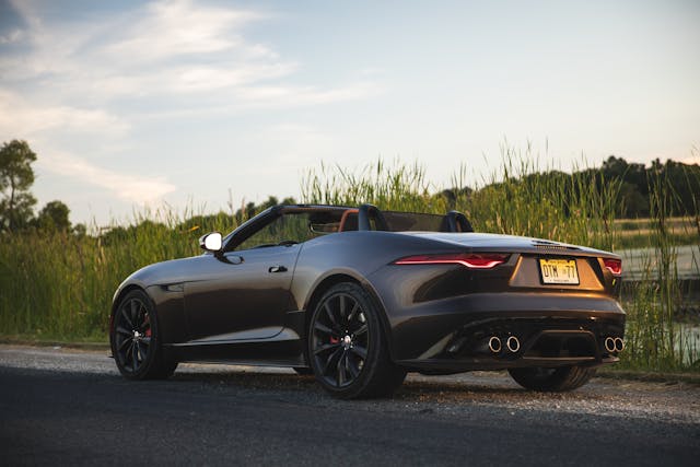 2022 Jaguar F-Type R Convertible rear three-quarter