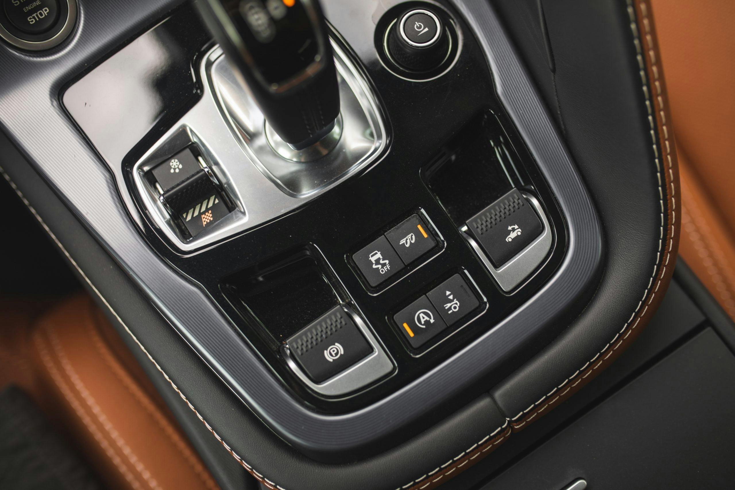 2022 Jaguar F-Type R Convertible center console buttons