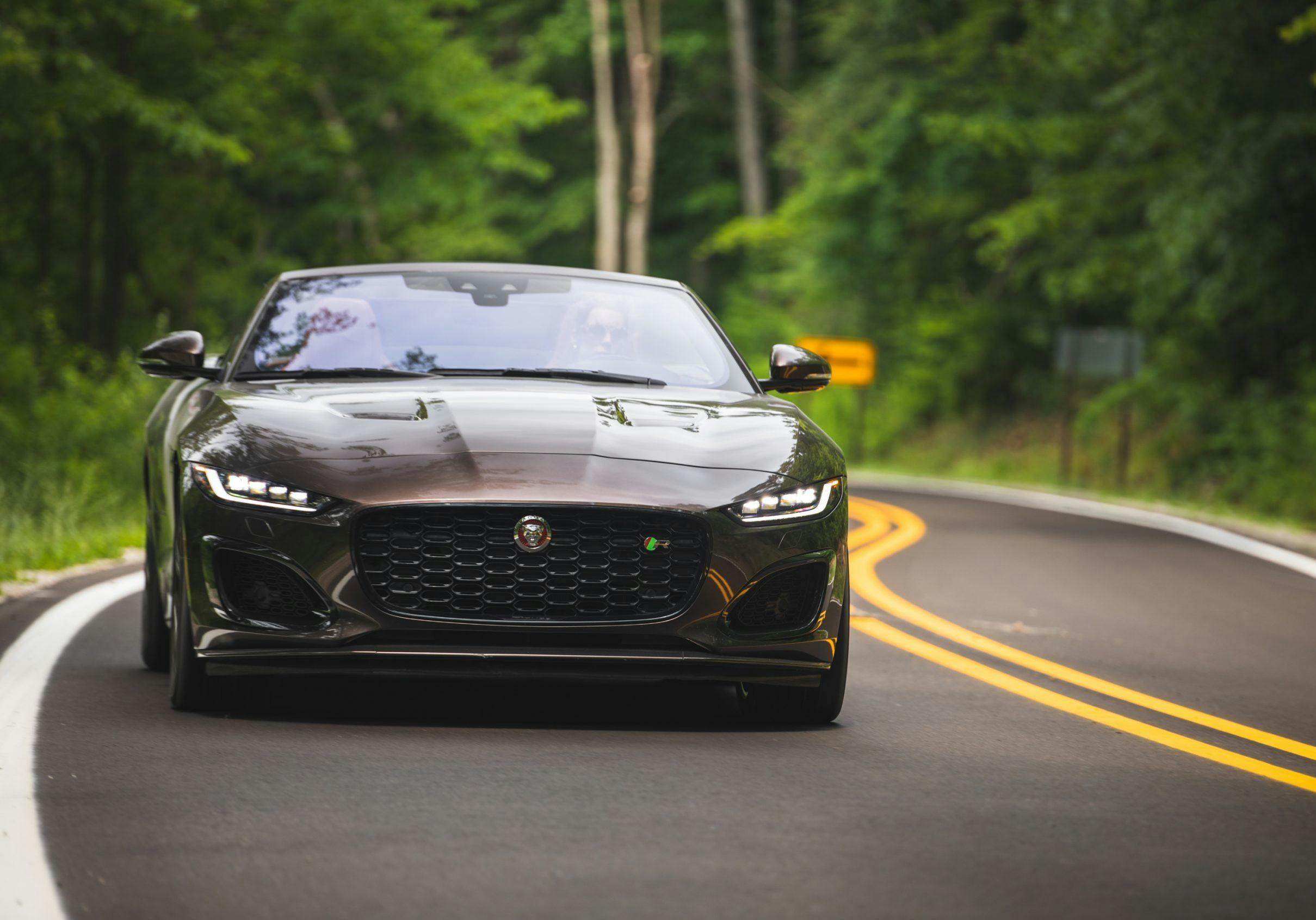 jaguar f type r coupe back