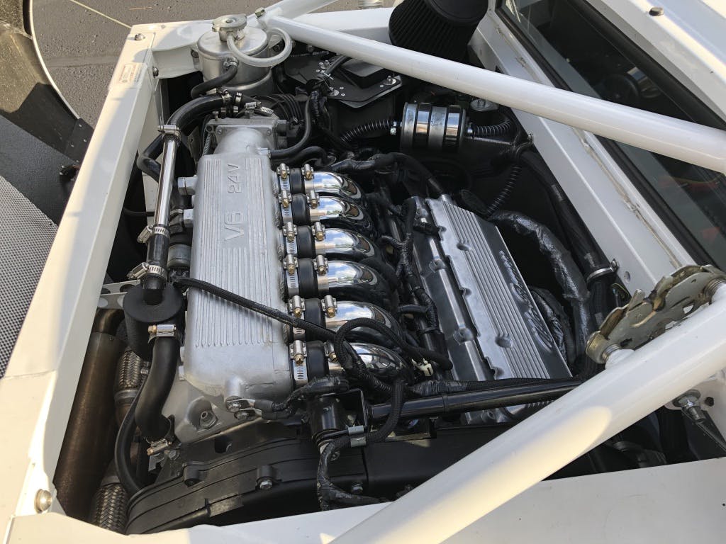 Lancia Stratos homebuild engine bay
