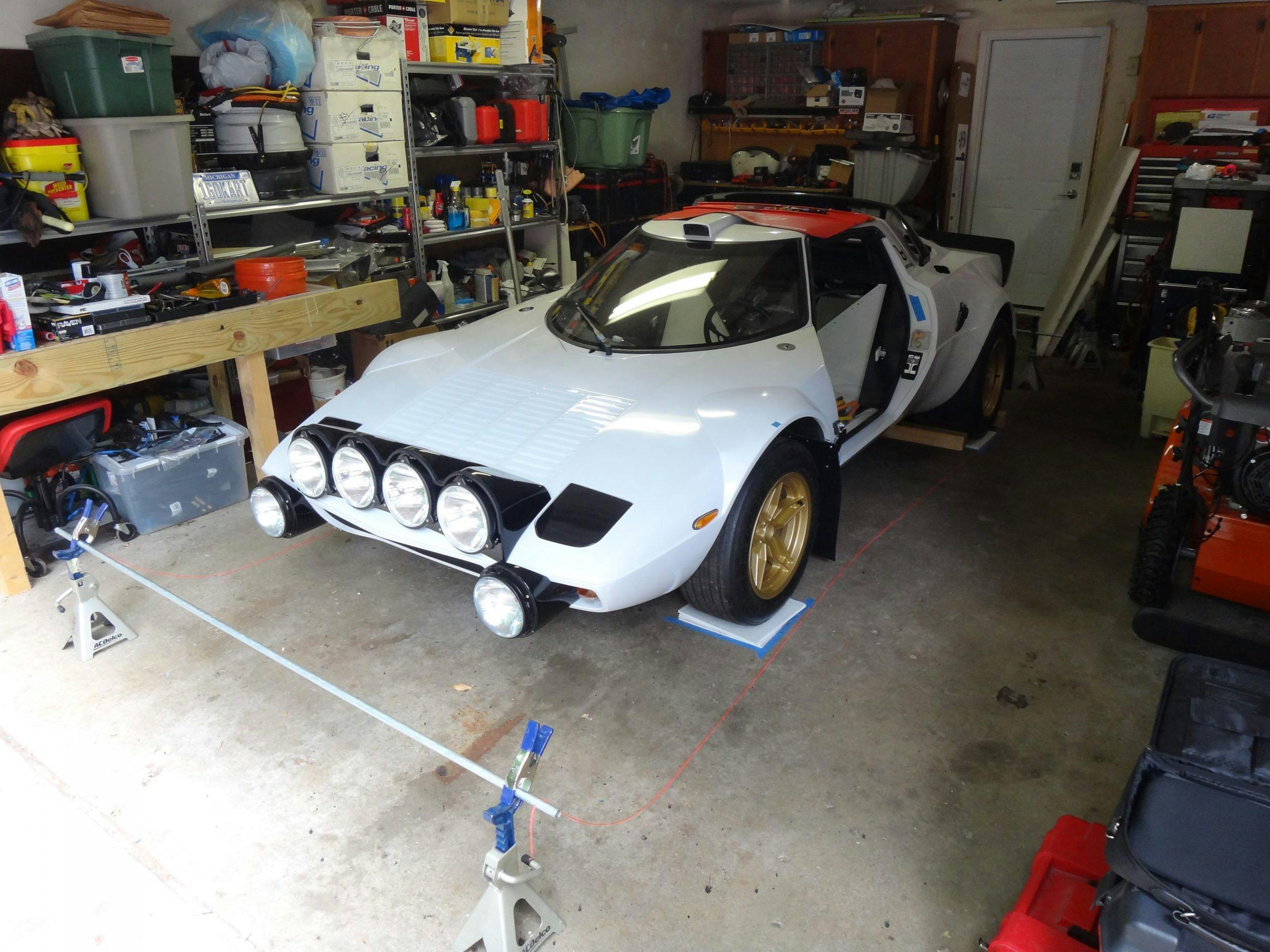 Lancia Stratos garage progress