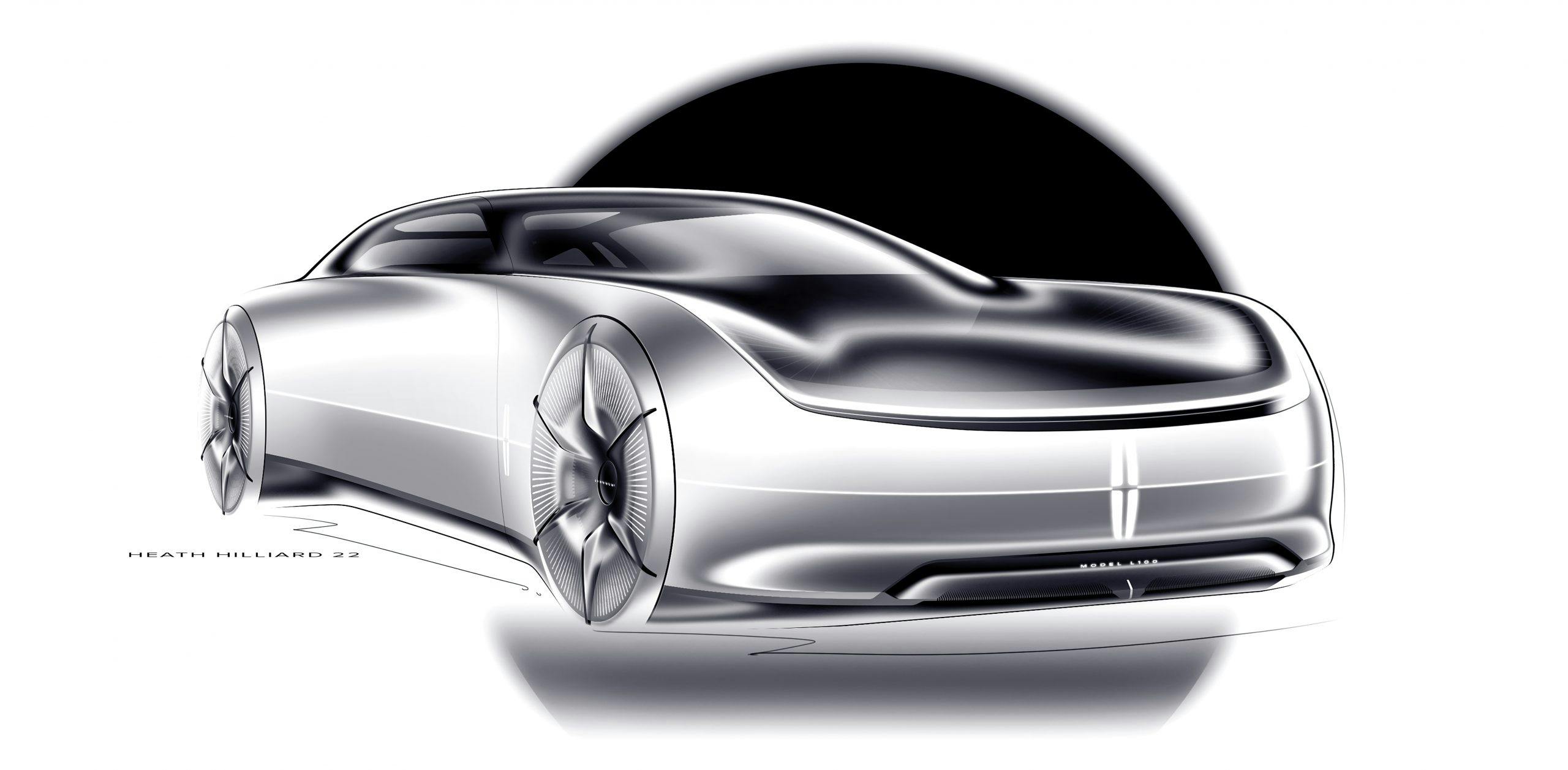 Lincoln Model L100 Concept sketch