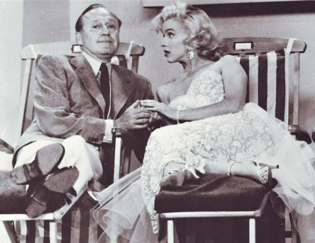 Marilyn Monroe and Jack Benny 1953