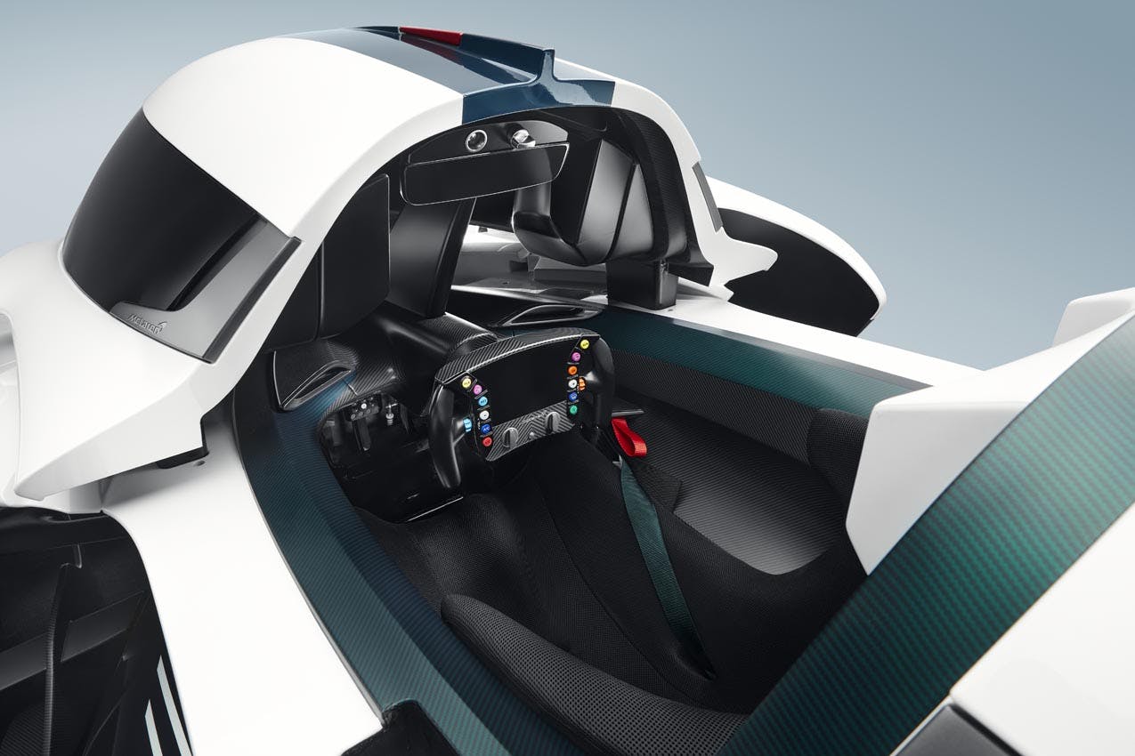McLaren Solus GT interior cockpit