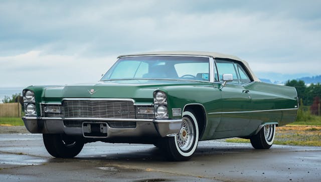 Cadillac Deville Convertible front three-quarter