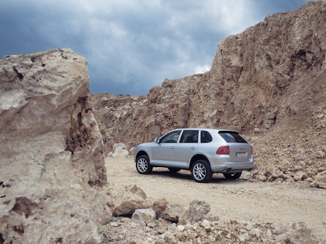 Porsche Cayenne rear three-quarter