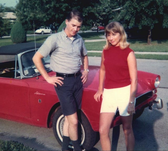 Reader Rides - 1966 Sunbeam Alpine V - Alex and Mary - July 67 color