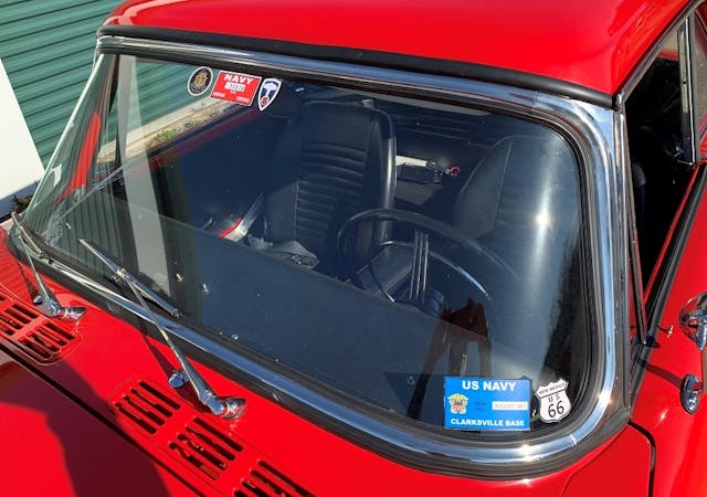 Reader Rides - 1966 Sunbeam Alpine V - windshield decals