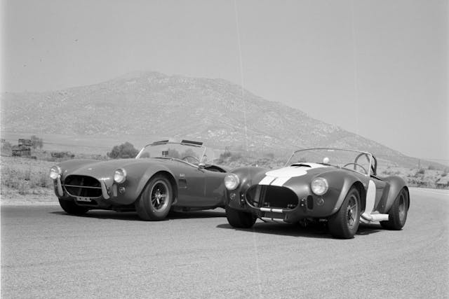 Shelby 427 Cobras front three-quarter