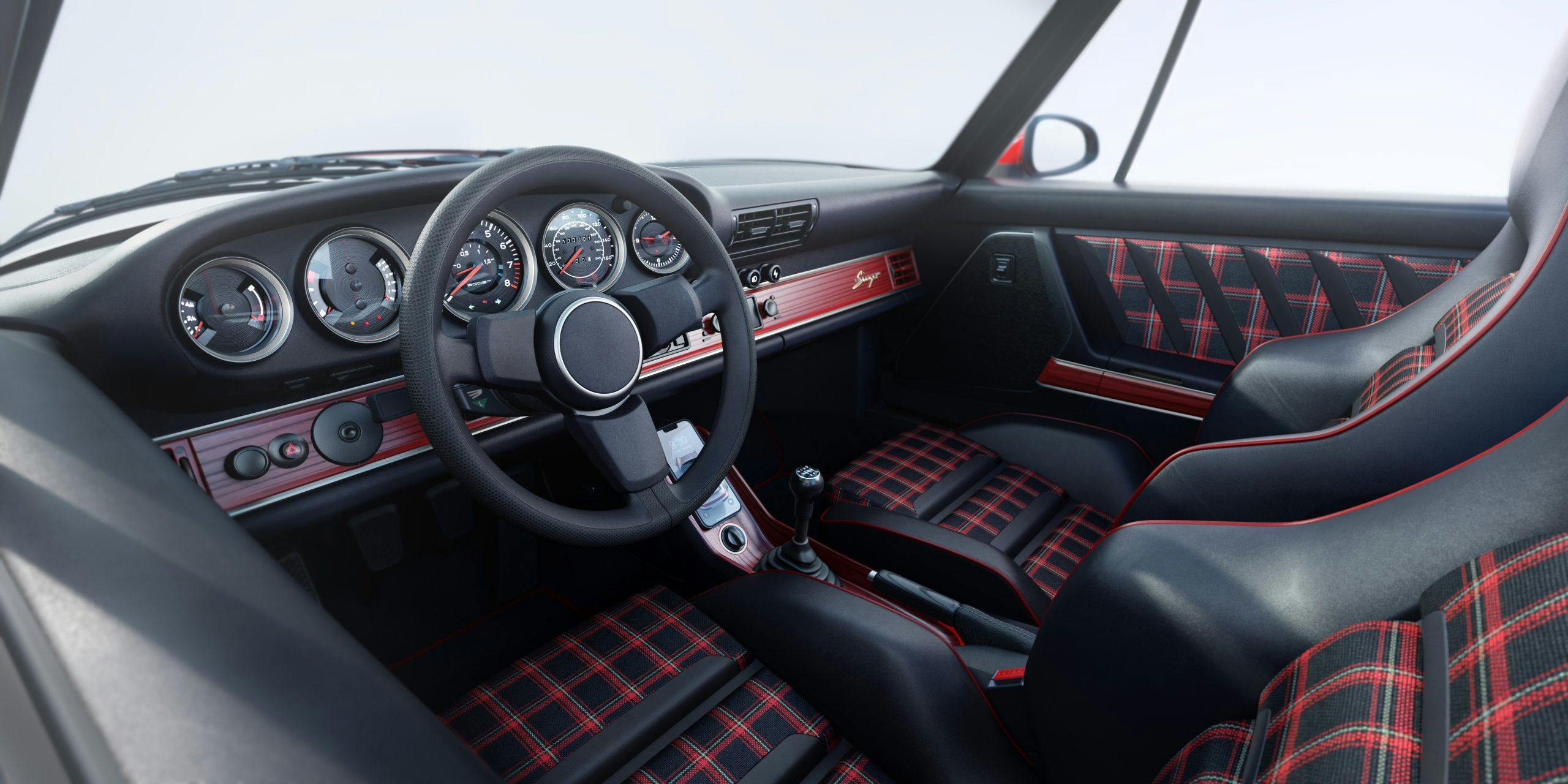 Singer 964 Cabriolet Turbo Study interior