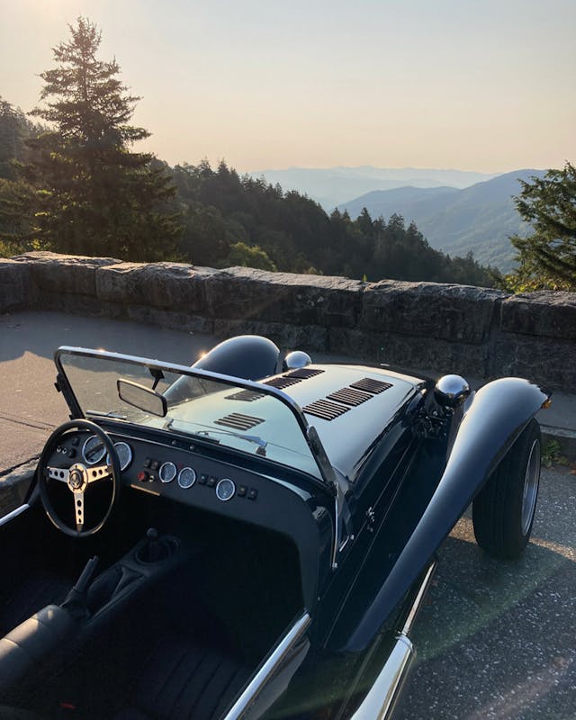 Sam Smith Caterham build smokey mountain overlook