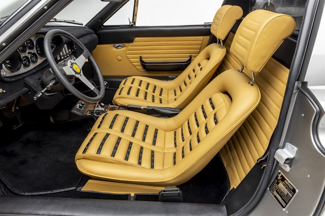 1974 Ferrari Dino 246 GTS Chairs Flares interior