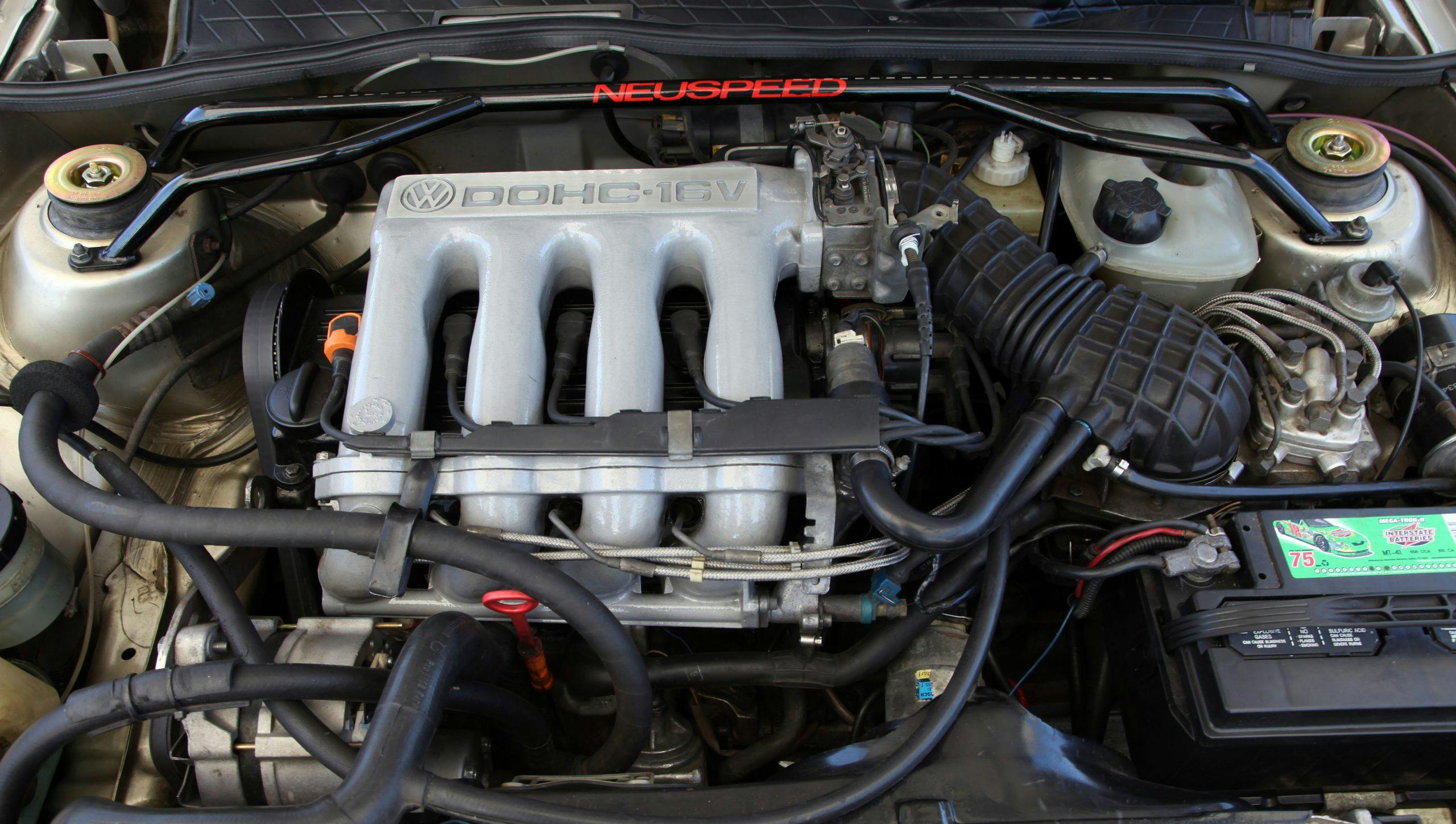 VW Scirocco engine bay