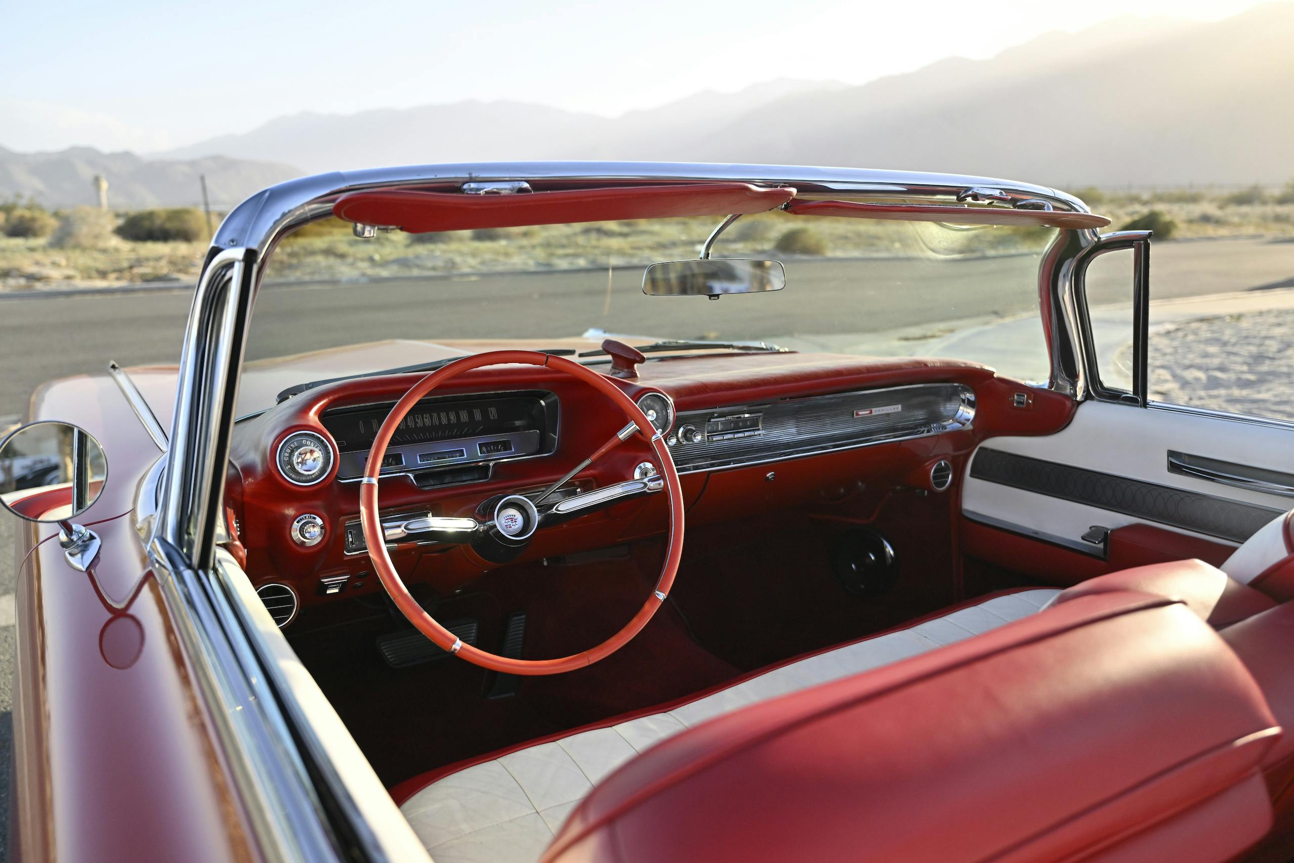 Cadillac classic convertible interior