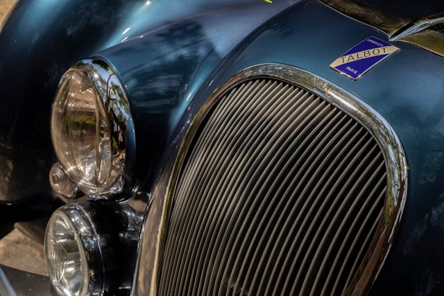 1949 Talbot-Lago T26 Grand Sport nose closeup