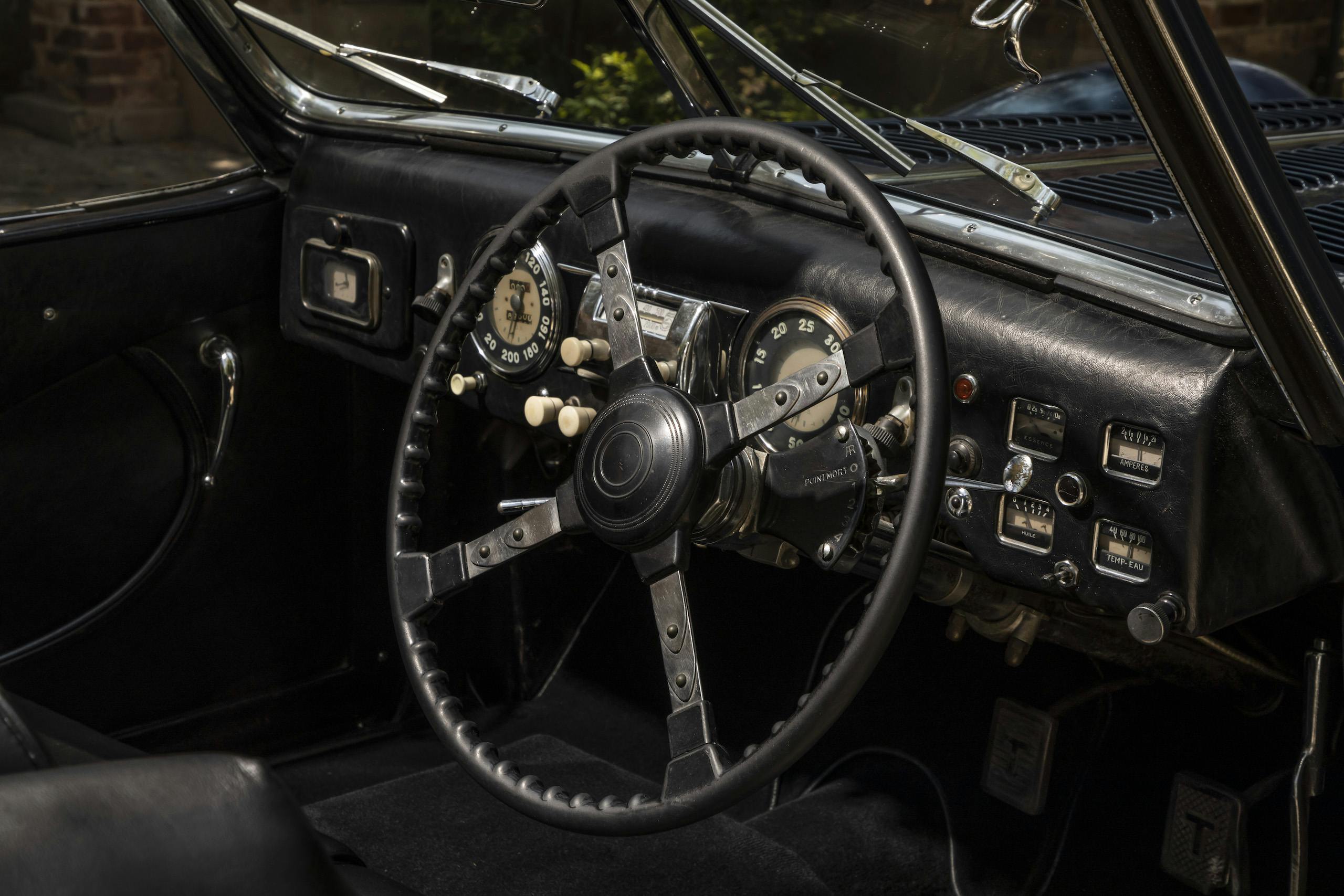 1949 Talbot-Lago T26 Grand Sport steering wheel