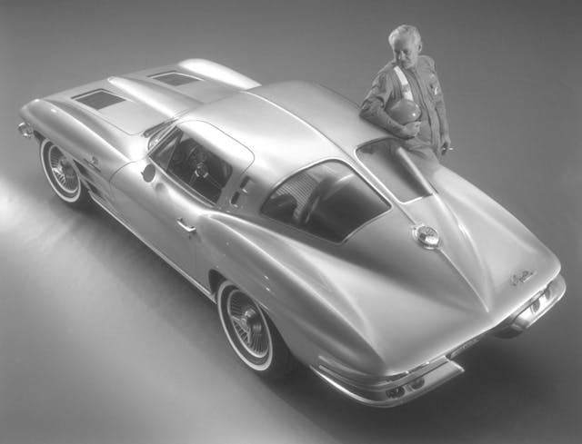 1963 Chevrolet Corvette Z06 high angle rear three-quarter
