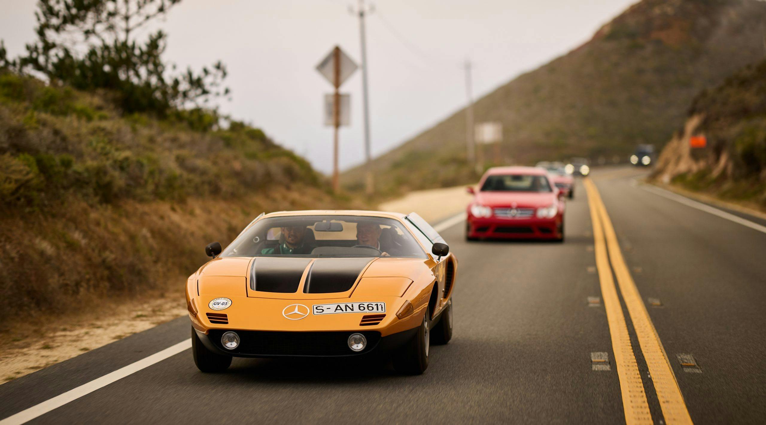 Riding in a 1970 Mercedes-Benz C111 is the ultimate historical 