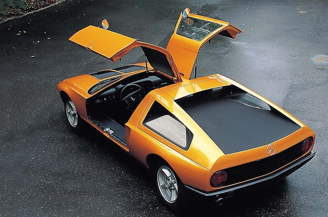 Mercedes-Benz research car C 111-II with four-rotor Wankel engine