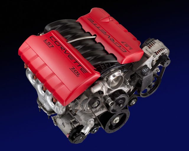 Chevrolet Corvette Z06 LS7 engine