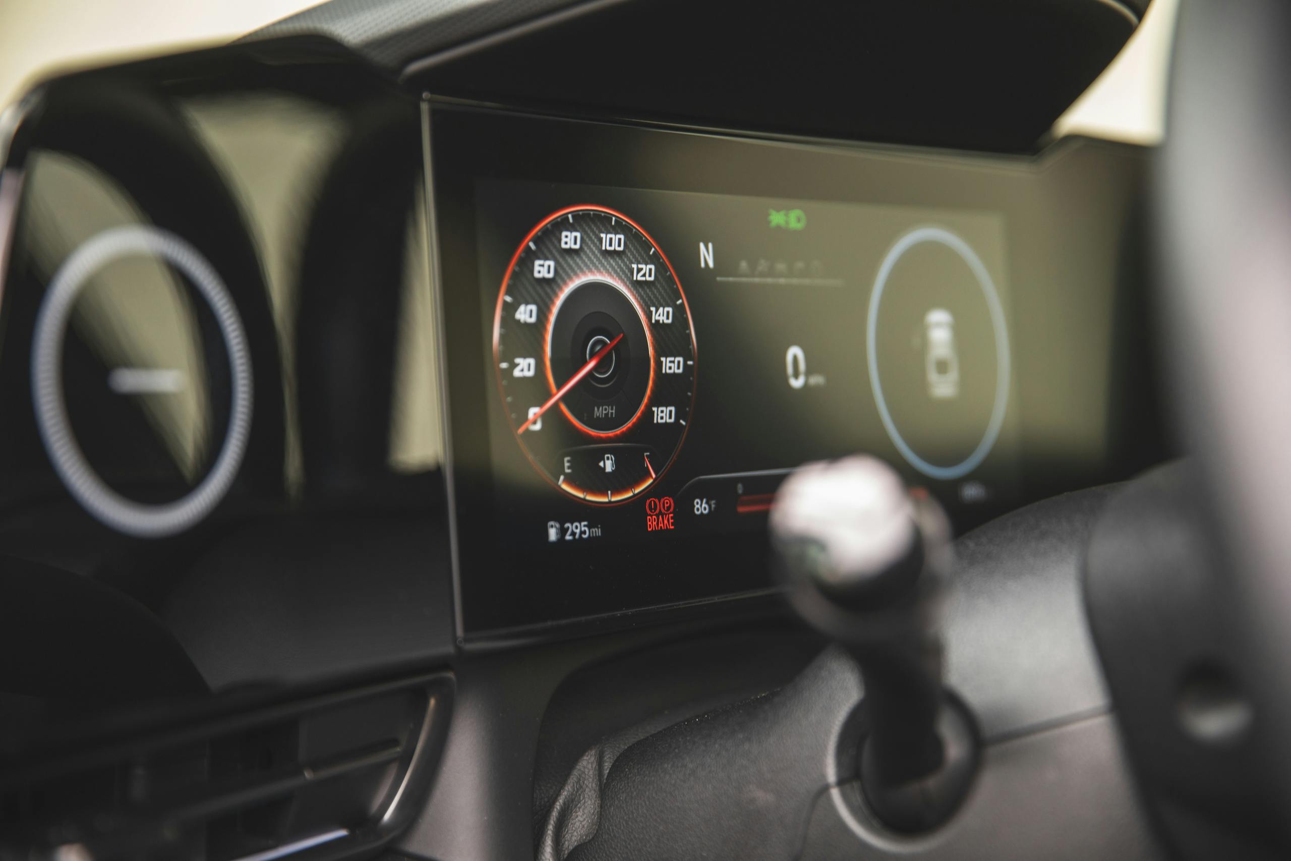 2022 Hyundai Elantra N interior dash digital gauges