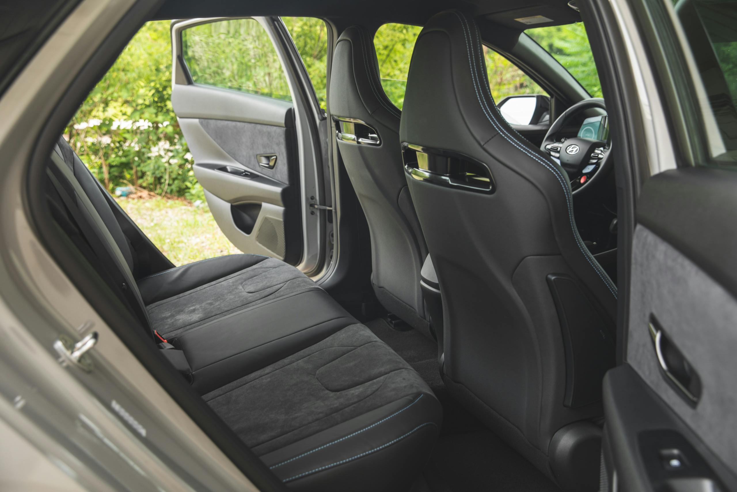 2022 Hyundai Elantra N interior rear seatbacks