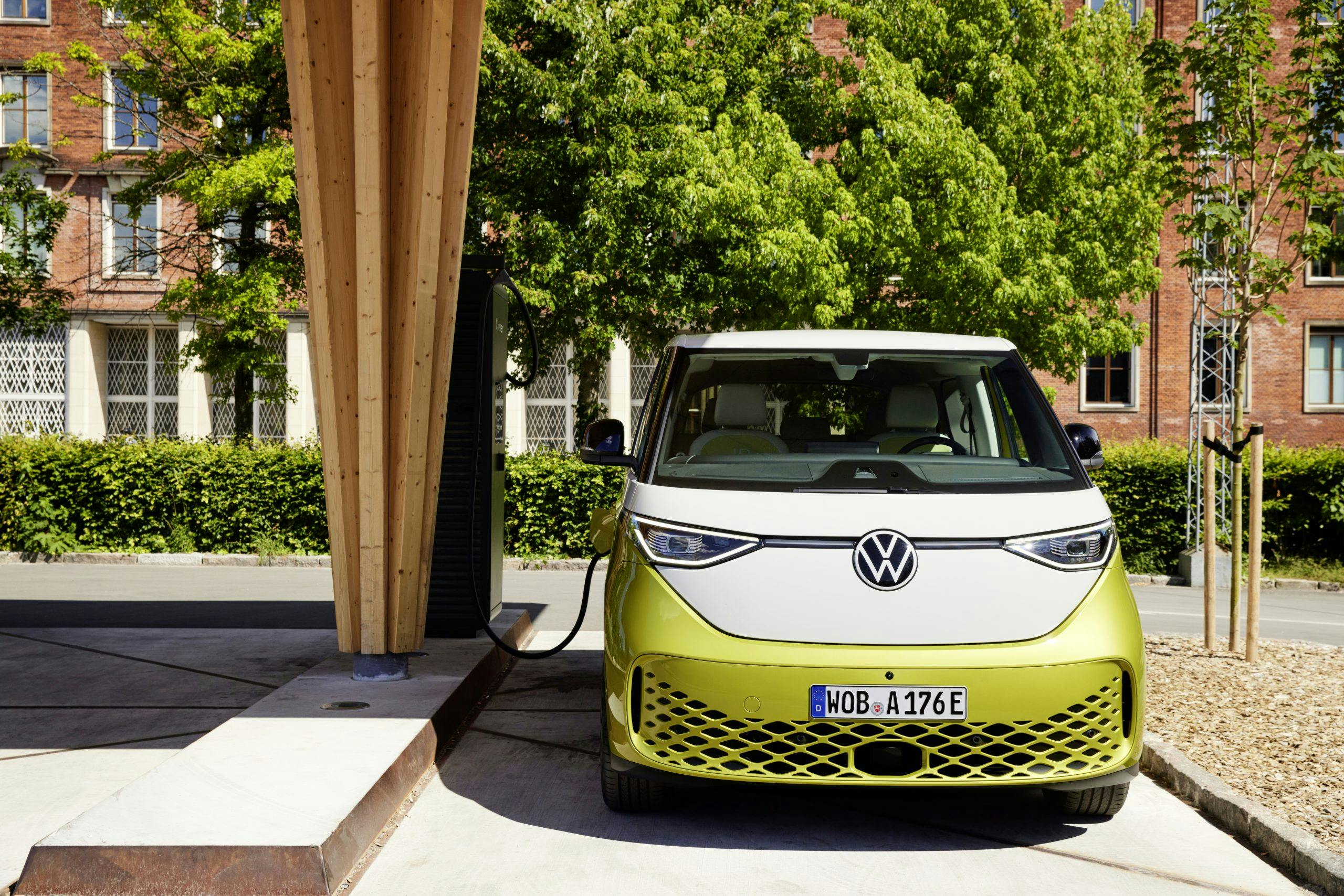 2023 Volkswagen ID Buzz front parked charging