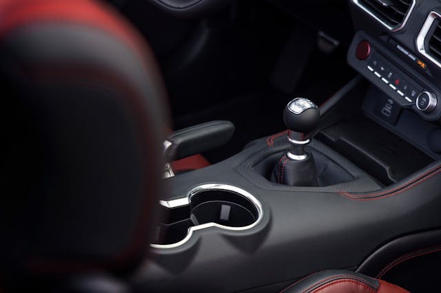 2024 Mustang Interior manual stickshift