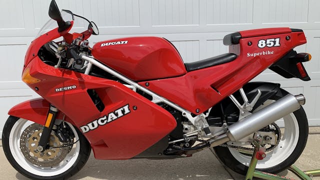 1990 Ducati 851 side 80s bikes motorcycles