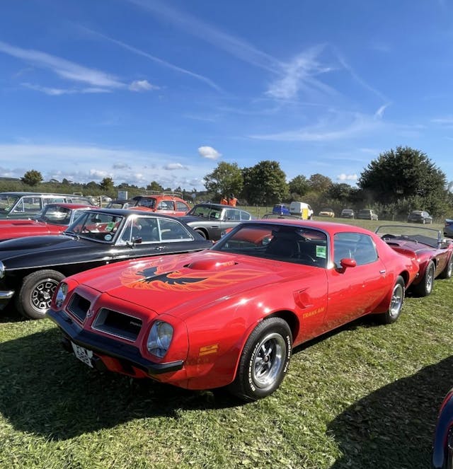 Pontiac red T/A screaming chicken