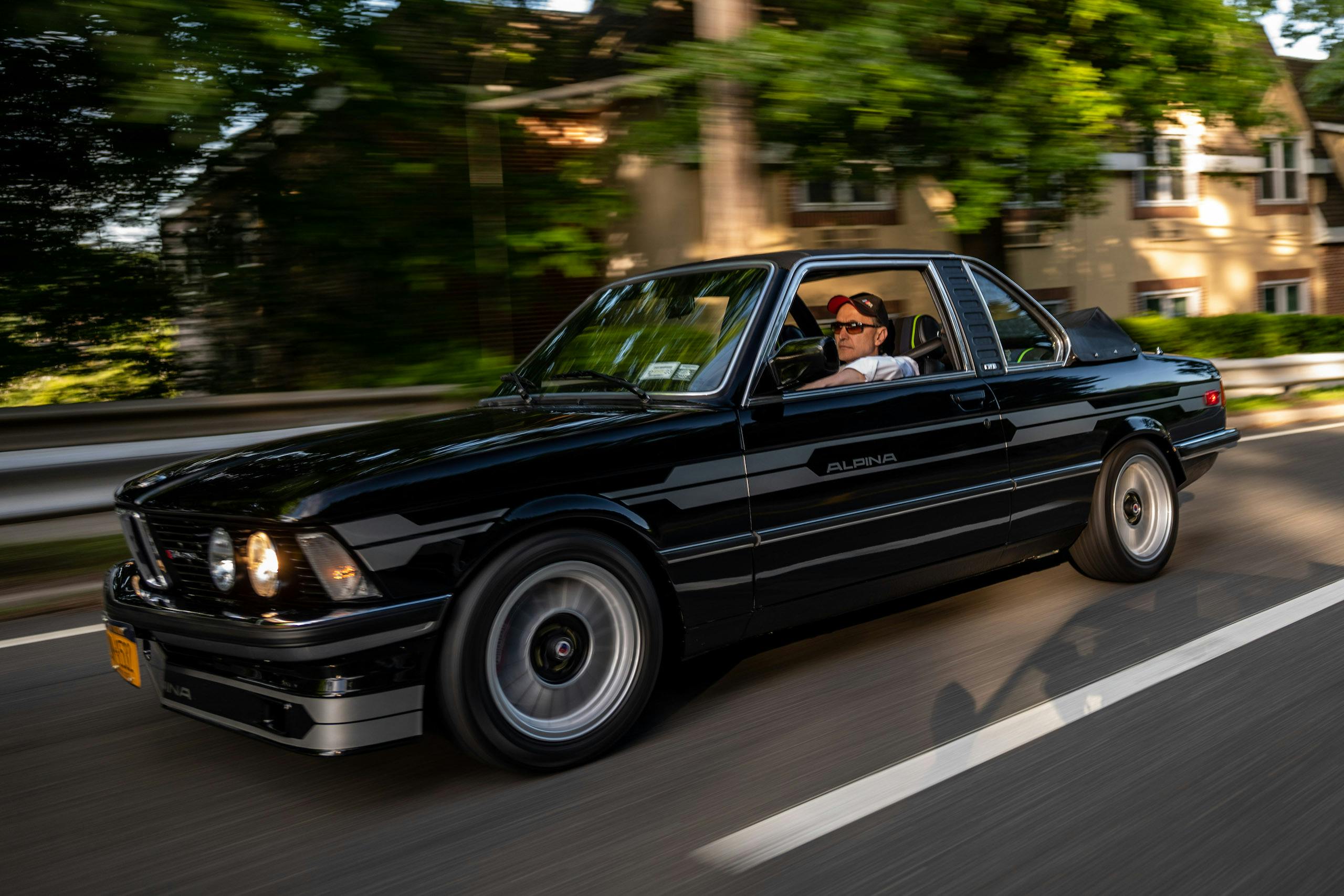 BMW Baur Alpina front three-quarter driving action