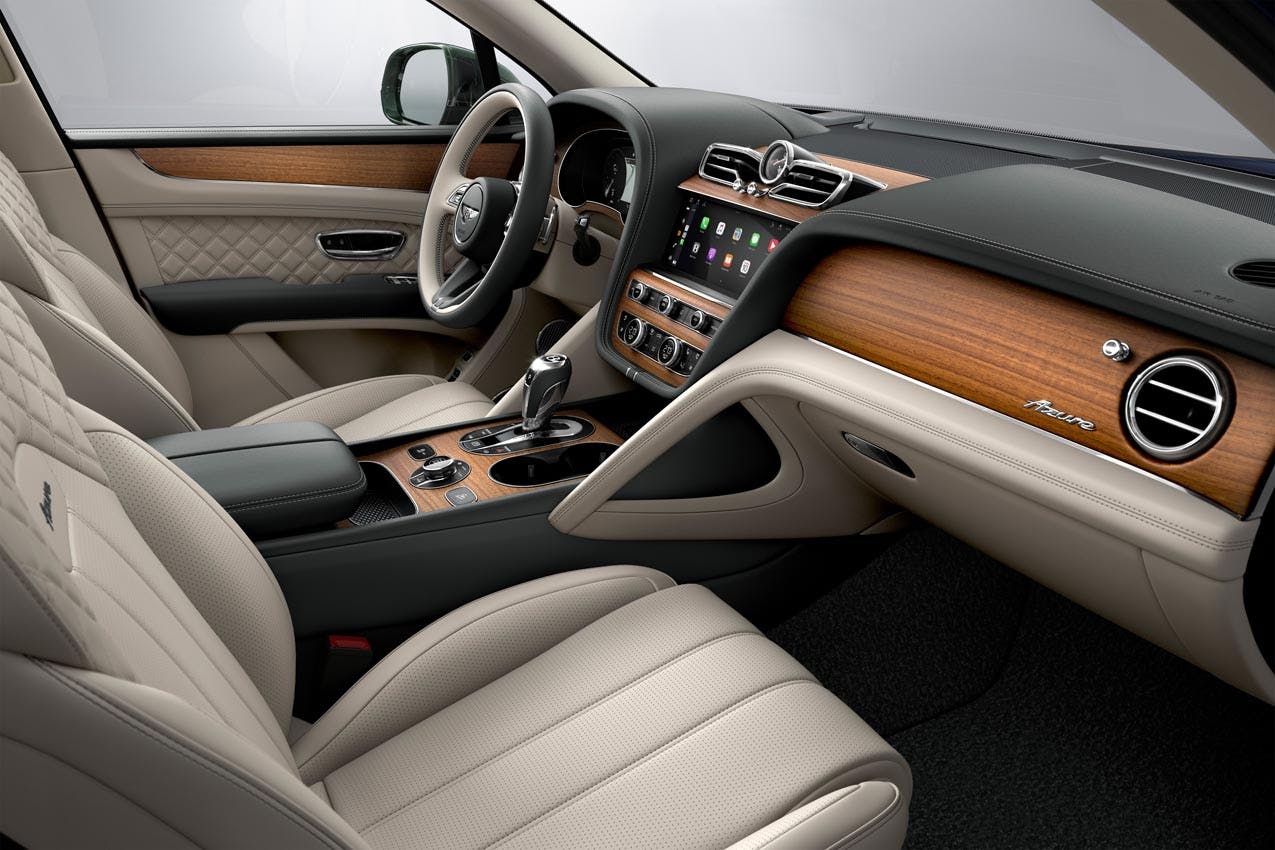 Bentley Bentayga Azure Hybrid interior front cabin area