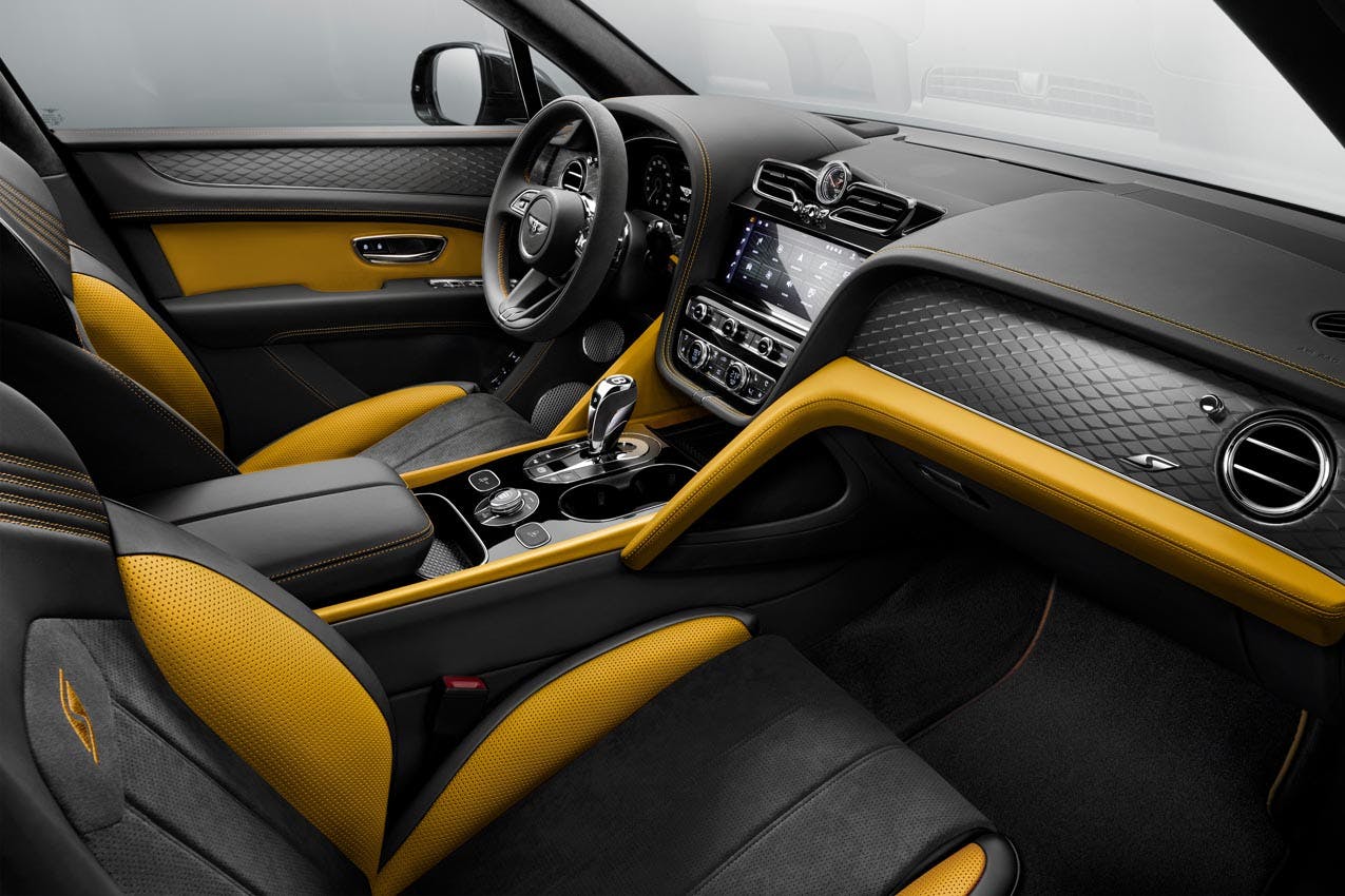 Bentley Bentayga S Hybrid interior front cabin area