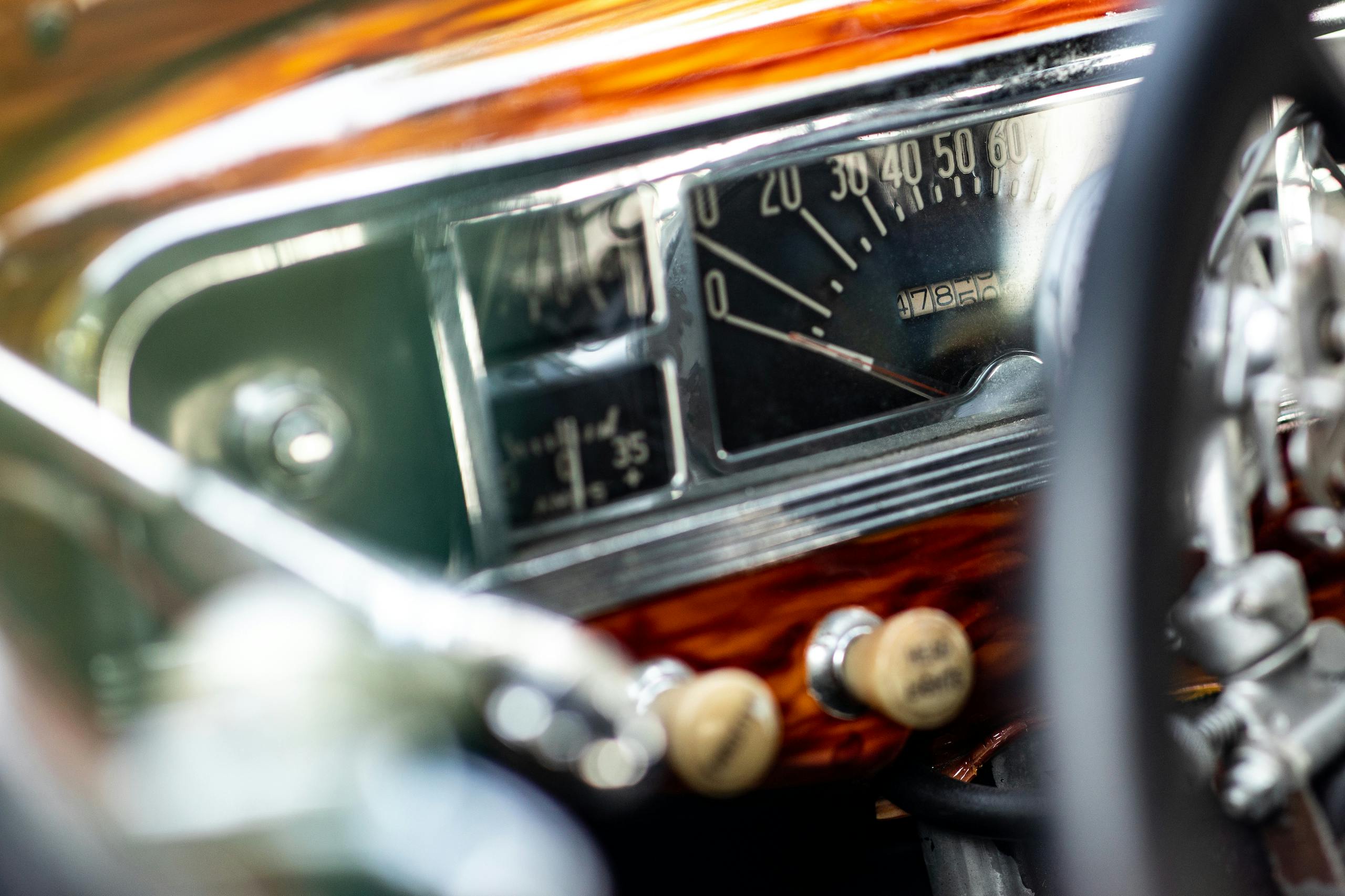 1947 Plymouth speedometer
