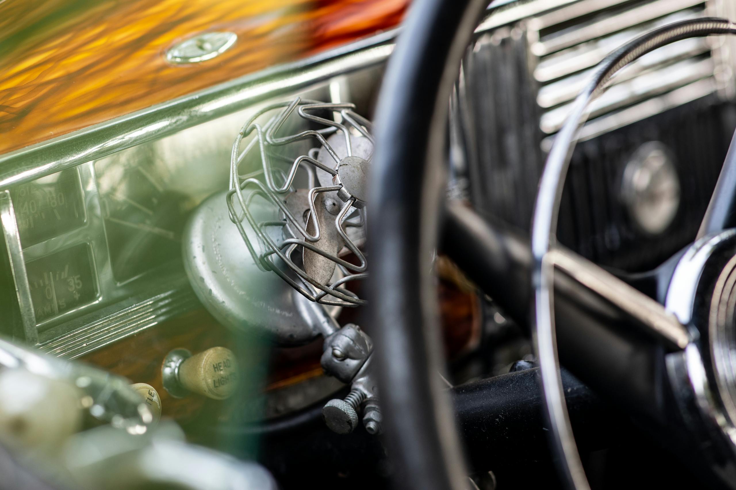 1947 Plymouth steering column fan