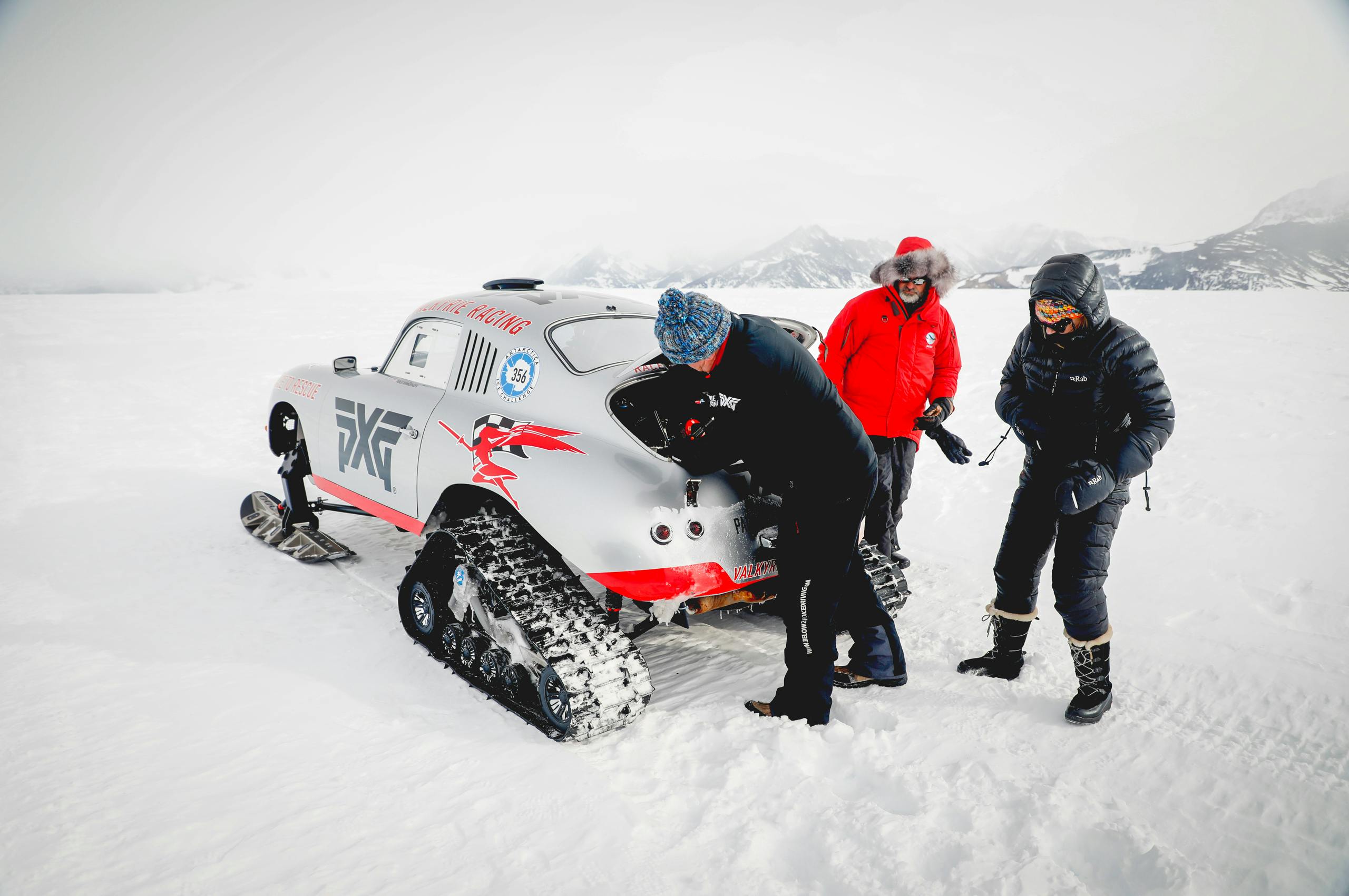 Valkyrie Porsche 356a Antarctica maintenance