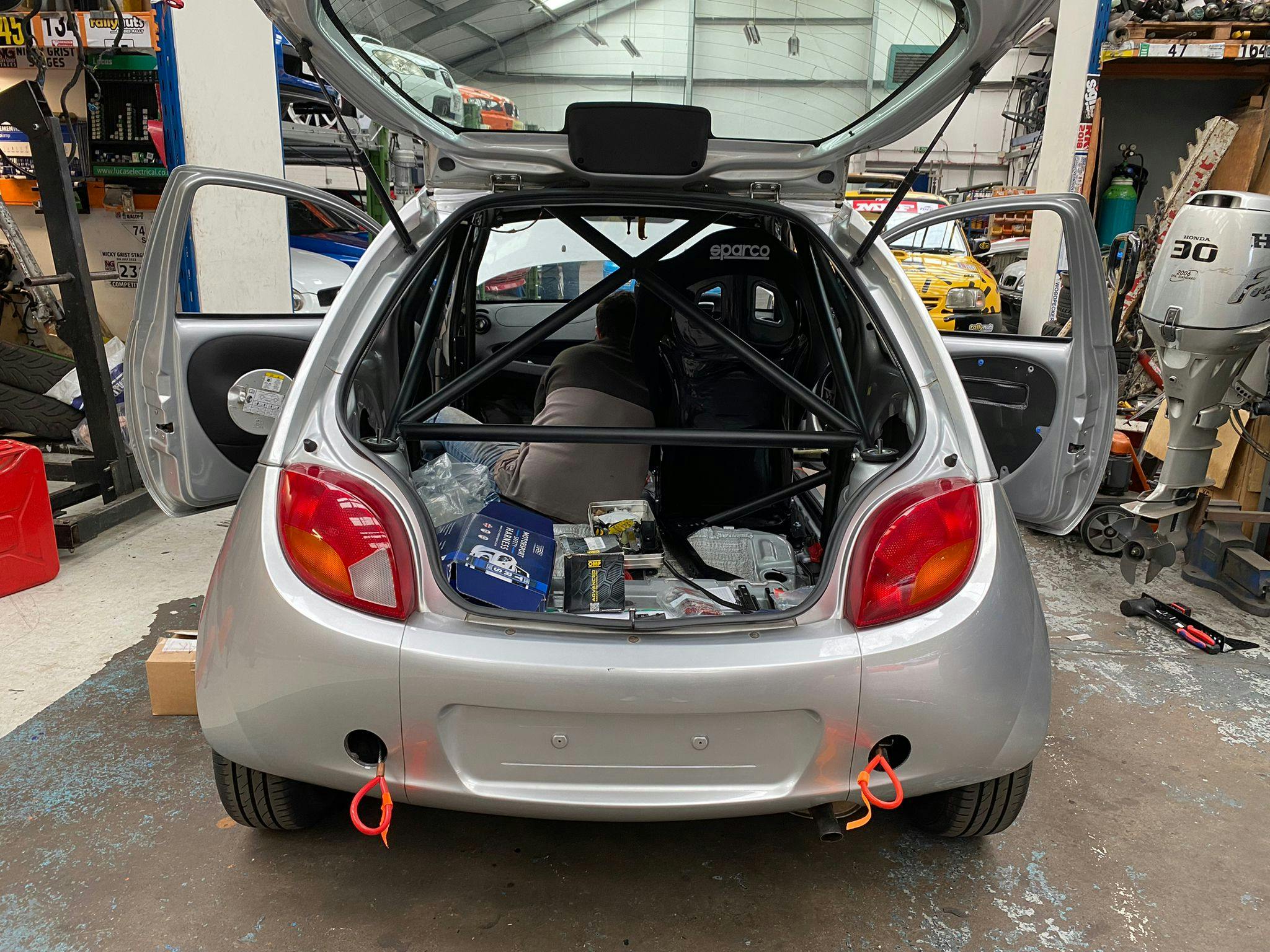 Ford Ka rear cage fitment