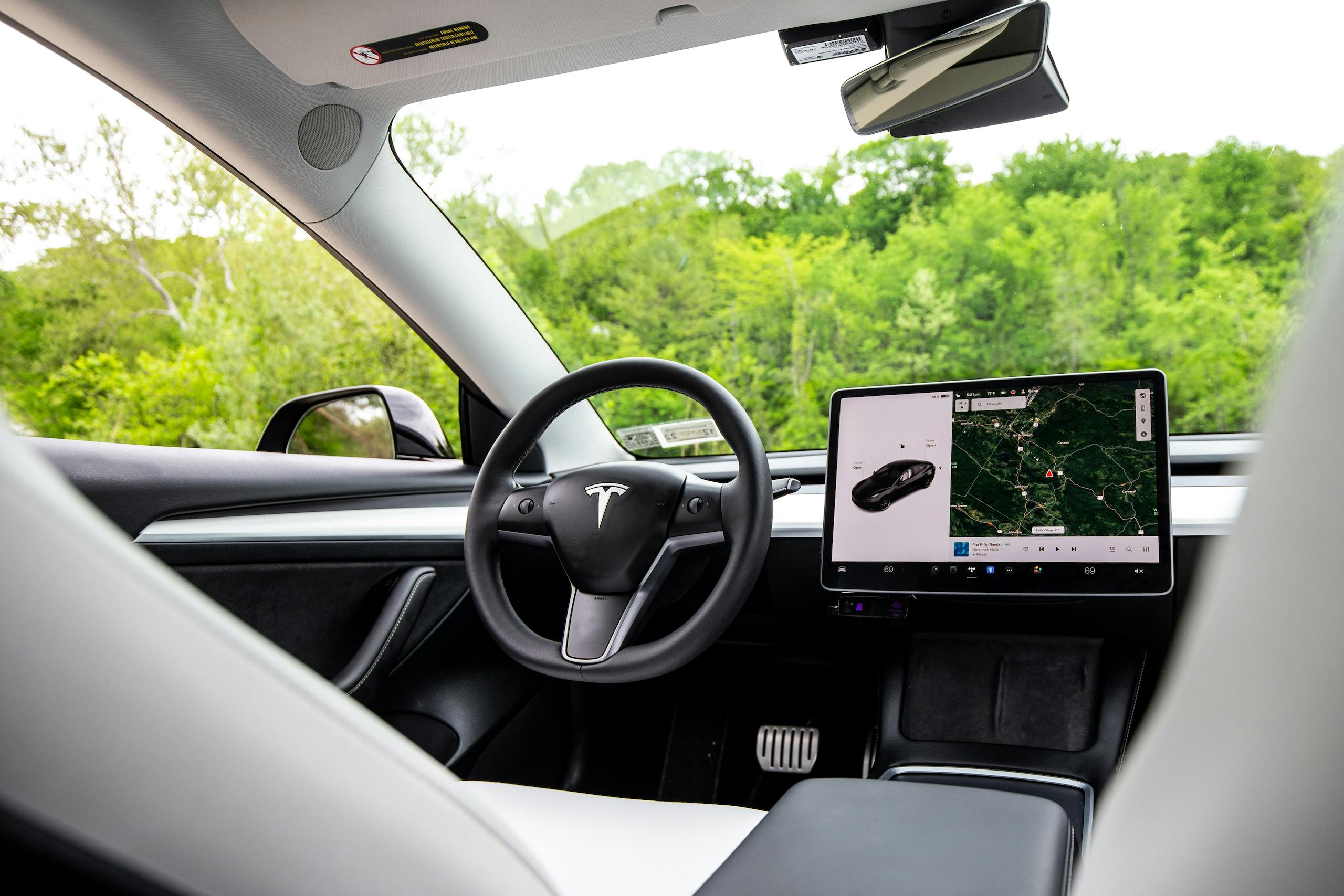2021 Tesla Model 3 Performance interior
